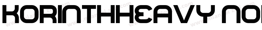 KorinthHeavy Normal字体转换